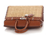 Hermès Naturel Wicker and Fauve Barenia Picnic Birkin 25