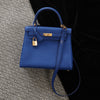 Hermès Royal Blue Togo Kelly 25