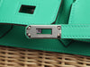 Hermès Naturel Wicker and Menthe Swift Picnic Birkin 25