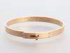 Hermès 18K Rose Gold Diamond Kelly Bracelet SH