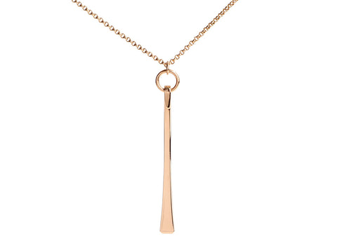 Hermès 18K Rose Gold Clou de Forge Pendant Necklace