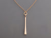 Hermès 18K Rose Gold Clou de Forge Pendant Necklace