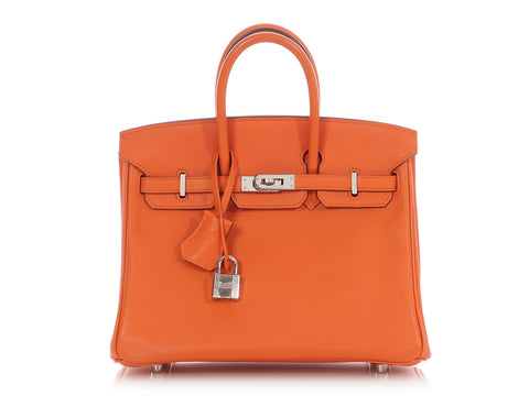 Hermès Orange Swift Birkin 25