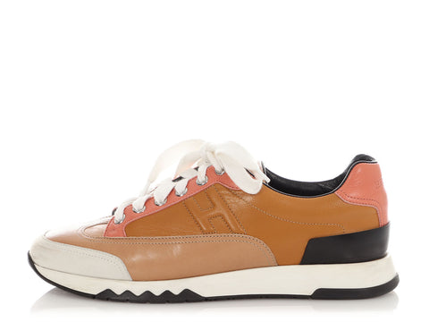 Hermès Brown Trail Sneakers