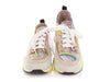 Hermès Multicolor Print Nylon and Suede Stadium Sneakers