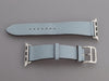 Hermès Bleu Lin Swift Single Tour Apple Watch Band 41 mm