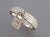 Hermès Medium 18K White Gold Diamond Kelly Cadenas Ring