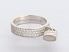 Hermès Medium 18K White Gold Diamond Kelly Cadenas Ring