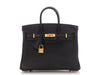 Hermès Black Swift Birkin 25