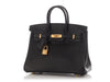 Hermès Black Swift Birkin 25