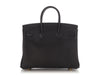 Hermès Black Swift Birkin 25