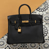 Hermès Black Swift Birkin 25