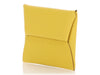 Hermès Jaune Chèvre Bastia Coin Purse