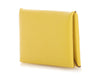 Hermès Jaune Chèvre Calvi Card Holder