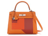 Hermès Apricot Epsom Letter Kelly 28