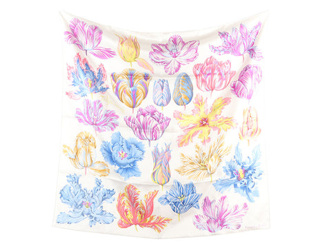 Hermès Tulipmania Silk Scarf 90cm