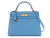 Hermès Bleu Paradis Epsom Kelly 32