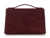 Hermès Burgundy Veau Doblis Kelly Pochette