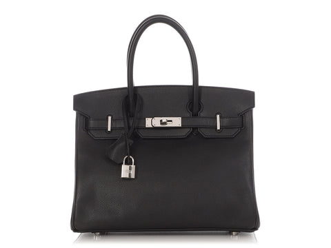 Hermès Black Epsom Birkin 30