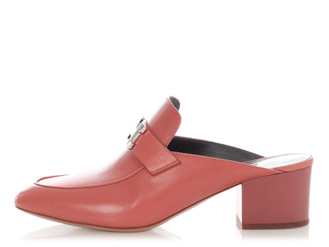 Hermès Pink Paradis Mules