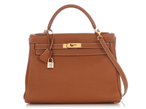 Hermès Gold Togo Kelly 32