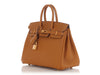 Hermès SO Caramel Chèvre Mysore and Jaune Birkin 25