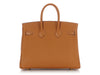 Hermès SO Caramel Chèvre Mysore and Jaune Birkin 25