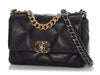 Chanel Small Black Quilted 19 Flap