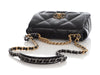 Chanel Small Black Quilted 19 Flap