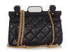 Chanel LE Mini Black Crumpled Calfskin 2.55 Reissue Hanger Flap Bag