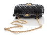 Chanel LE Mini Black Crumpled Calfskin 2.55 Reissue Hanger Flap Bag