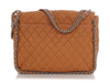 Chanel Maxi Dark Beige Quilted Chain Around Flap