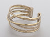 David Yurman Wide Two-Tone Crossover Cuff