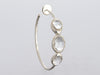 Ippolita Medium Sterling Silver 3-Stone Rock Candy Pierced Hoop Earrings