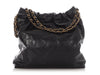 Chanel Small Black Quilted Shiny Calfskin 22