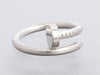 Cartier 18K White Gold Juste un Clou Ring