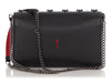 Christian Louboutin Black Calfskin Loubinthesky Spikes Paloma Clutch