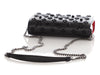 Christian Louboutin Black Calfskin Loubinthesky Spikes Paloma Clutch