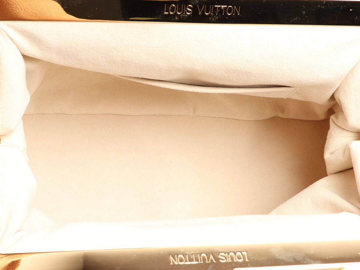 Olympe nimbus leather handbag Louis Vuitton Beige in Leather - 22763794