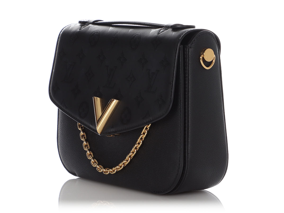 Louis Vuitton Verry Chain Bag, Black, One Size