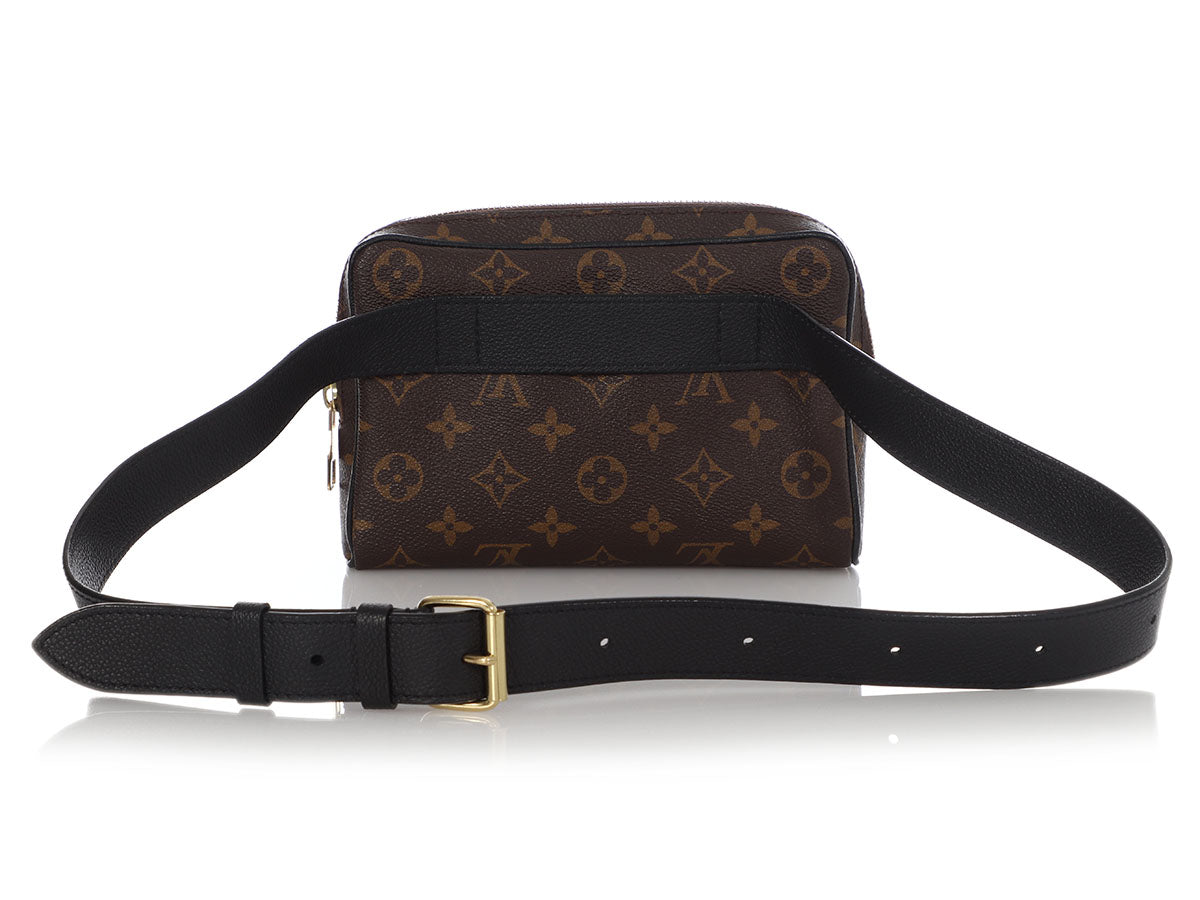 Louis Vuitton Brown/Black Monogram Canvas Uniformes Belt Bag Louis