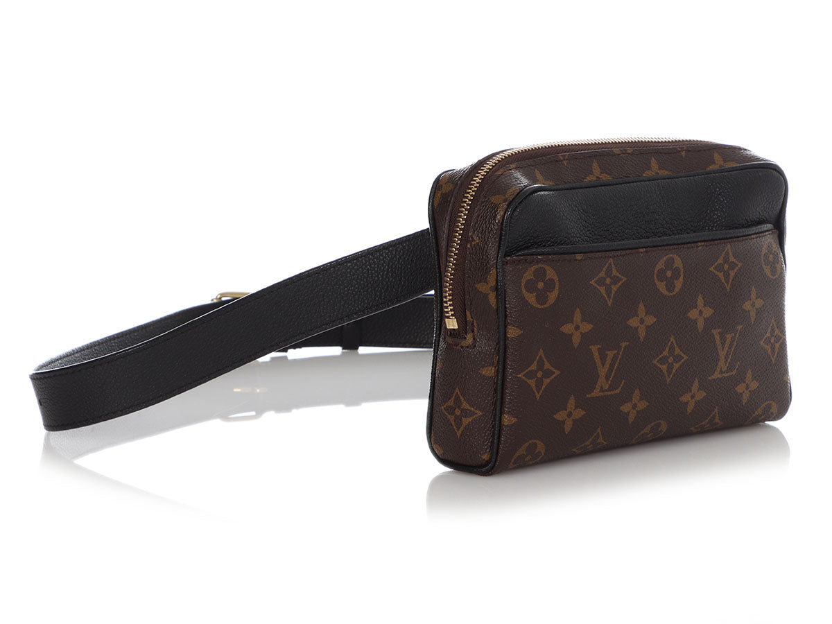 Louis Vuitton Brown/Black Monogram Canvas Uniformes Belt Bag Louis Vuitton