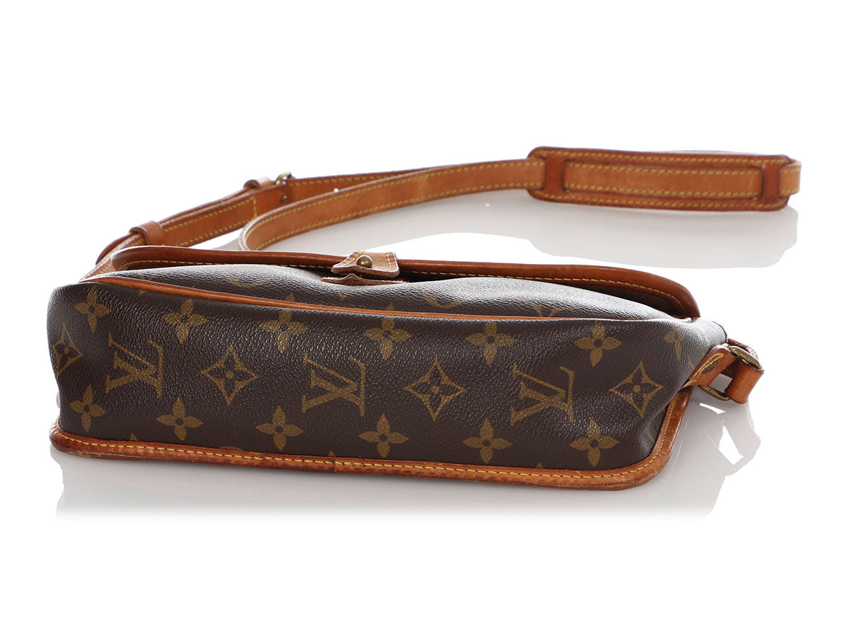 Gibeciere Louis Vuitton Handbags Brown Leather Cloth ref.554005