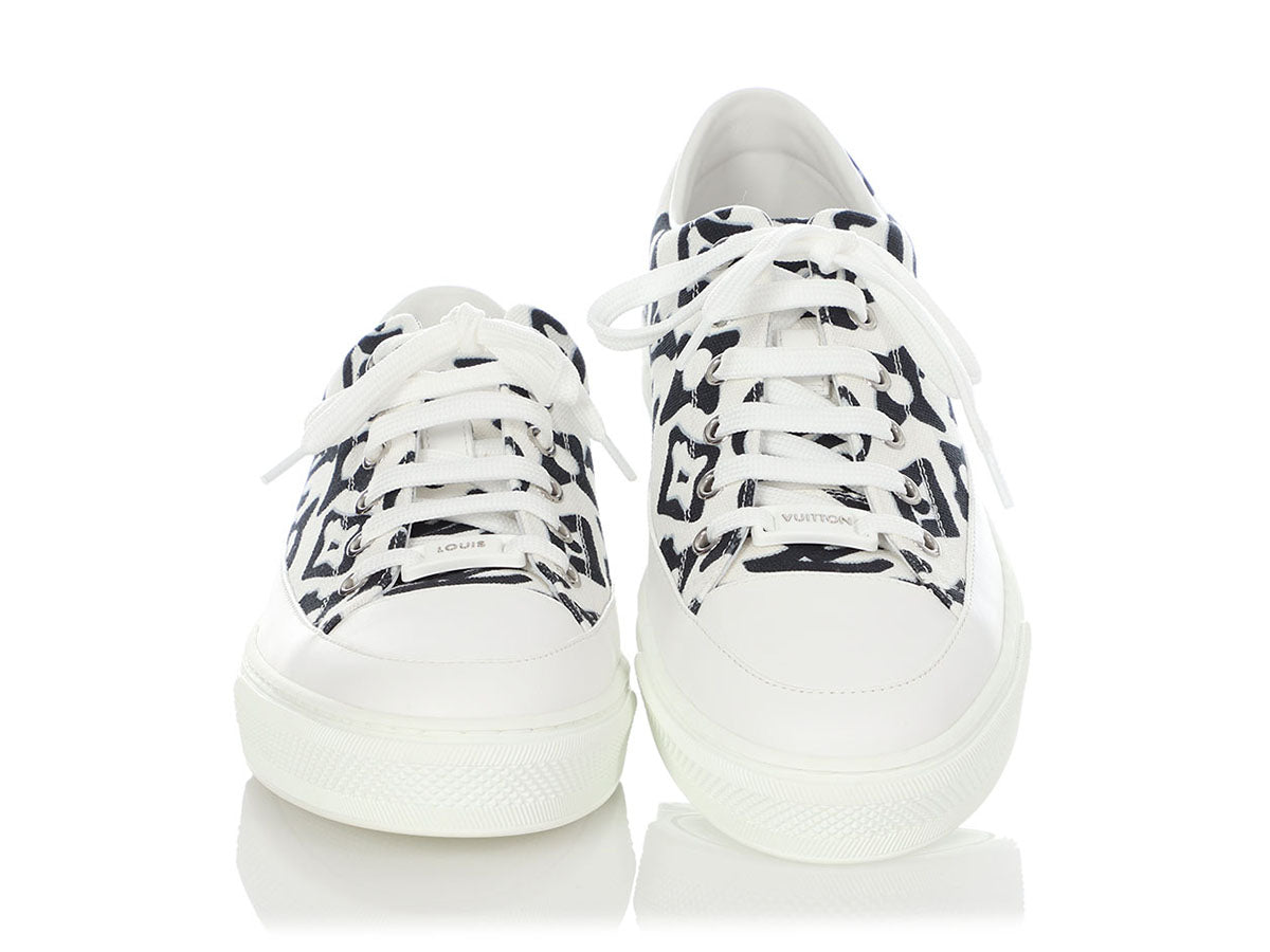 Sell Louis Vuitton X UF Tufted Monogram Stellar Sneaker - Black/White