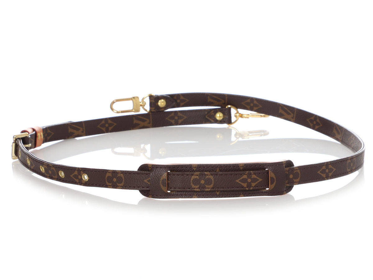 Louis Vuitton Monogram 16MM Adjustable Shoulder Strap - Brown Bag  Accessories, Accessories - LOU857423