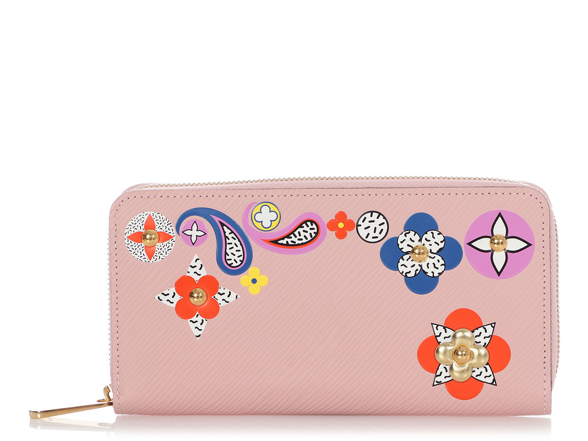 Louis Vuitton Limited Edition Rose Ballerina Poppy Zip Wallet