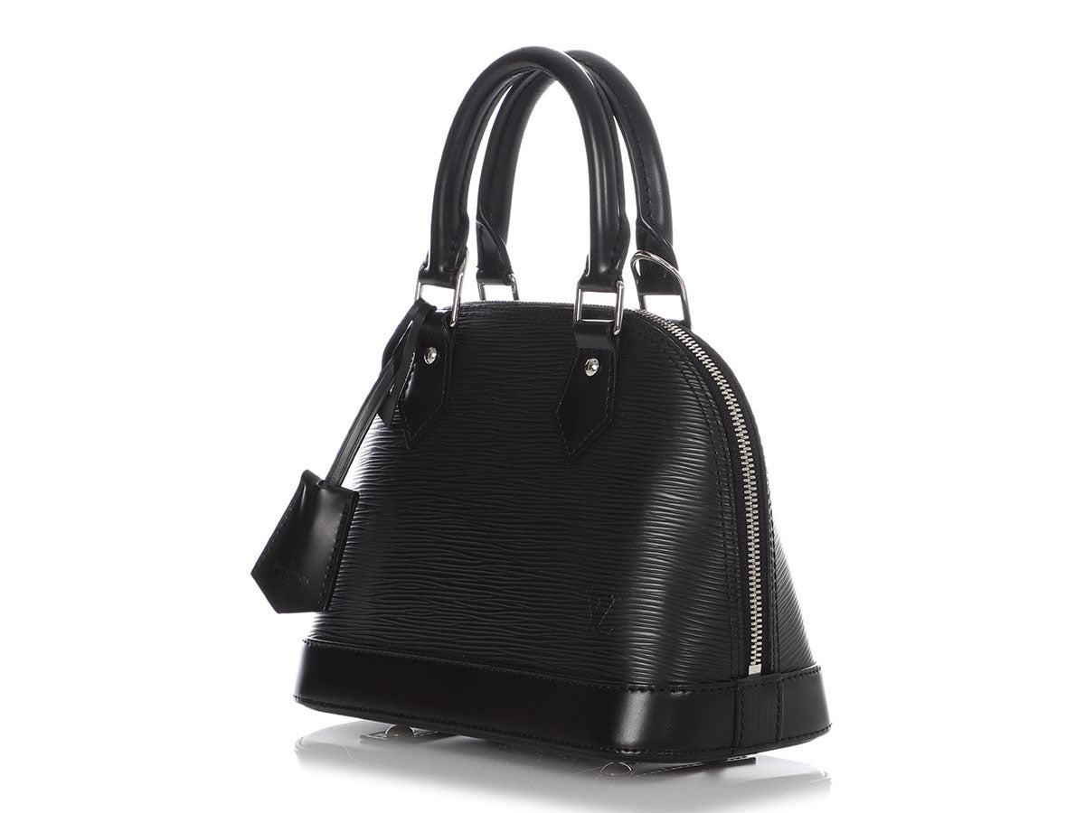 Louis Vuitton Black Epi Leather Alma BB Bag