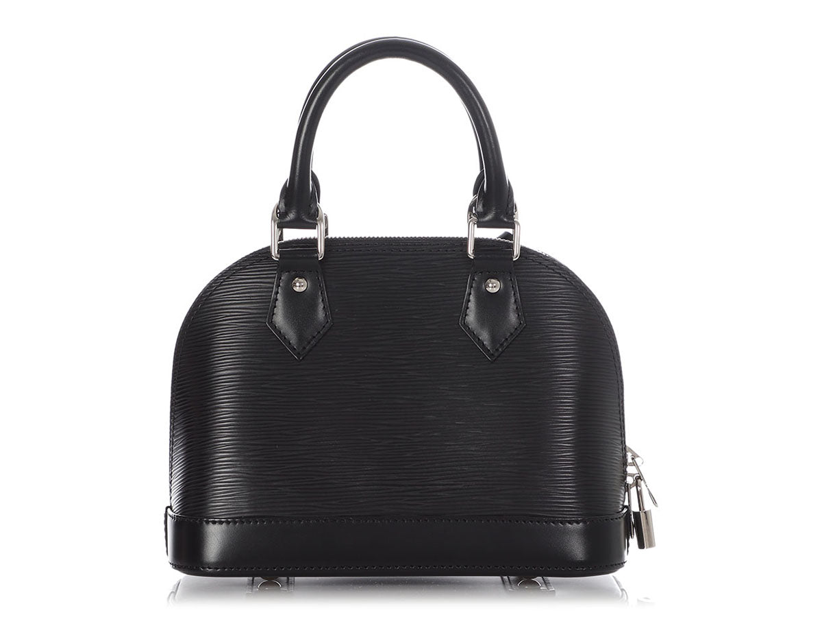 Louis Vuitton Black Epi Leather Alma BB Bag Louis Vuitton