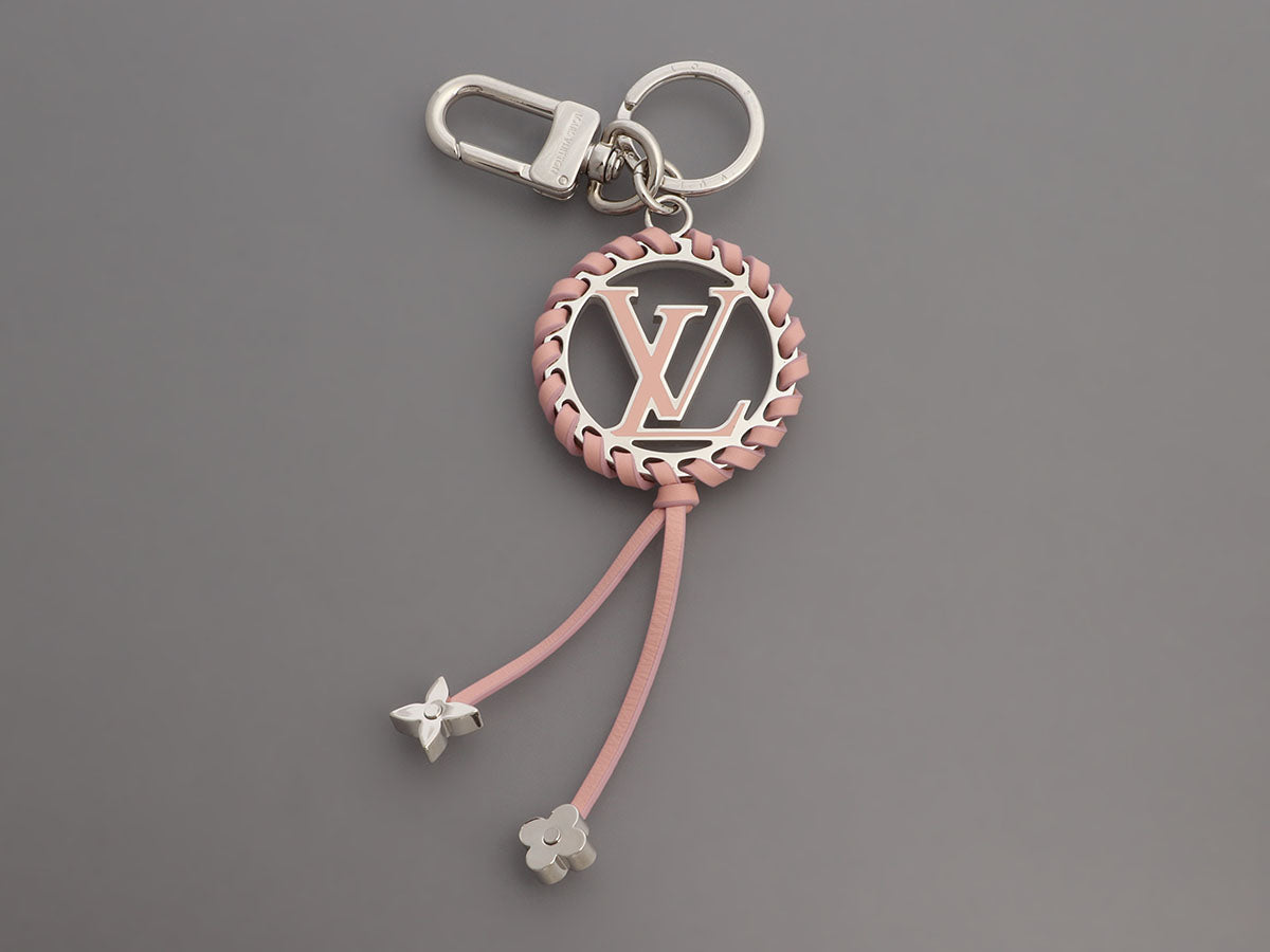 Louis Vuitton LV Charms Card Holder, Pink, One Size