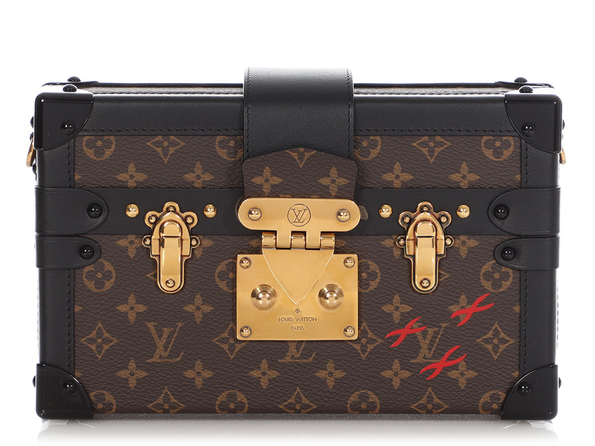 Louis Vuitton Limited Edition Monogram Vernis Raye Heart Coin